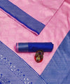 Pink Jacquard Silk Saree | Bridal & Festive Wear