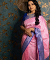 Pink Jacquard Silk Saree | Bridal & Festive Wear