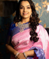 Pink Jacquard Silk Saree | Bridal & Festive Wear
