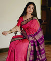 Pink Jacquard Silk Saree | Festive & Party Wear