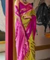 Pink Jacquard Silk Saree | Wedding & Festive Wear