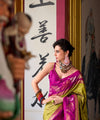 Pink Jacquard Silk Saree | Wedding & Festive Wear