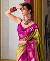 Pink Jacquard Silk Saree | Wedding & Festive Wear