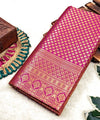 Pink Kanjivaram Silk Saree | Bridal & Festive Wear