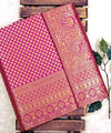 Pink Kanjivaram Silk Saree | Bridal & Festive Wear