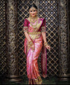 Pink Kanjivaram Silk Saree | Bridal & Festive Wear