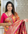 Pink Kanjivaram Silk Saree | Ethnic Wear for Women