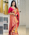 Pink Kanjivaram Silk Saree | Ethnic Wear for Women