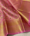 Pink Kanjivaram Silk Saree | Festive & Party Wear