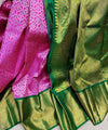 Pink Kanjivaram Silk Saree | Wedding & Festive Wear