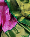 Pink Kanjivaram Silk Saree | Wedding & Festive Wear