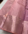 Pink Kanjivaram Silk Saree | Wedding & Festive Wear