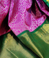Pink Kanjivaram Silk Saree | Wedding & Festive Wear