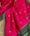 Pink Paithani Silk Saree | Bridal & Festive Wear
