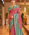 Pink Paithani Silk Saree | Festive & Party Wear