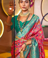 Pink Paithani Silk Saree | Festive & Party Wear