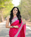 Pink Paithani Silk Saree | Wedding & Reception Wear