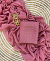 Pink Rangoli Crush Saree with Sequin Bits Blouse | RD VIAANA