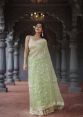 Pista Cotton Saree | Ethnic Wear for Women