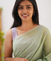Pista Cotton Saree | Ethnic Wear for Women
