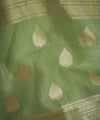 Pista Cotton Saree | Ethnic Wear for Women
