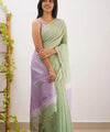 Pista Cotton Saree | Ethnic Wear for Women