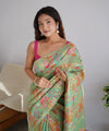 Pista Cotton Saree | Festival & Ceremony Wear