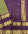 Pista Kanjivaram Silk Saree | Festive & Party Wear
