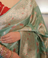 Pista Paithani Silk Saree | Ethnic Wear for Women