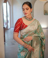 Pista Paithani Silk Saree | Ethnic Wear for Women