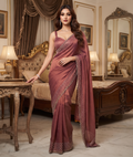 Plum Silk Saree | Wedding & Festive Wear