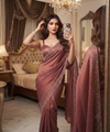 Plum Silk Saree | Wedding & Festive Wear