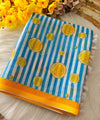 Premium Floral Printed Linen Cotton Saree - Multi | Daily Wear & Festive Wear