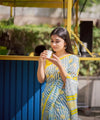 Premium Floral Printed Linen Cotton Saree - Multi | Daily Wear & Festive Wear