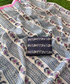 Premium Linen Cotton Saree with Floral Print - Multi | Daily Wear & Festive Wear