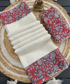 Premium Linen Cotton Saree with Silver Zari Print Border - White | Daily Wear & Festive Wear