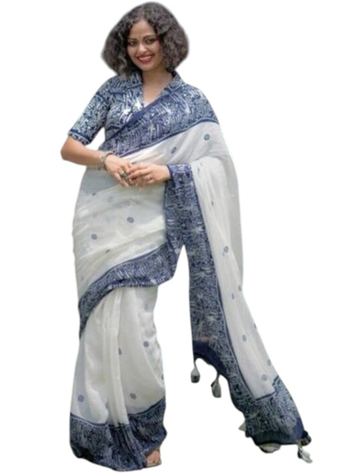 Lilen Cotton Saree
