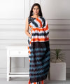 Premium Multicolour Shibori Print Linen Cotton Saree | Daily Wear & Festive Wear