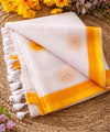 Premium Off-White Linen Cotton Saree | Daily Wear & Festive Wear