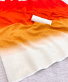 Premium Ombre Linen Cotton Saree in Multi - Sunset Shade | Daily Wear & Festive Wear
