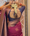 Blue Banarasi Silk Saree | Festive & Party Wear