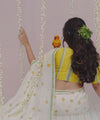 Premium Linen Cotton Saree - White | Daily Wear & Festive Wear