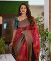 Red Banarasi Silk Saree | Traditional Wedding Wear