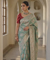 Pista Paithani Silk Saree | Ethnic Wear for Women
