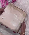 Cream Rangoli Silk Saree with Stitched Embroidery Blouse | RD LAXMI