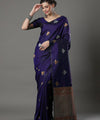 Purple Banarasi Silk Saree | Bridal & Festive Wear