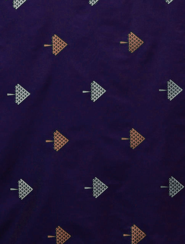 Purple Banarasi Silk Saree | Bridal & Festive Wear