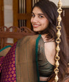 Purple Banarasi Silk Saree | Bridal & Festive Wear