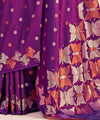 Purple Banarasi Silk Saree | Bridal & Festive Wear