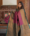 Purple Banarasi Silk Saree | Bridal & Festive Wear